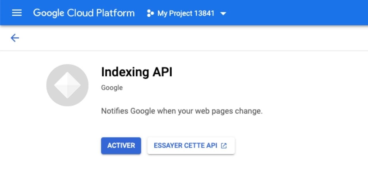  اتصال سایت به google api index