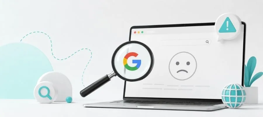 10 علت اصلی بالا نیامدن سایت در سرچ گوگل