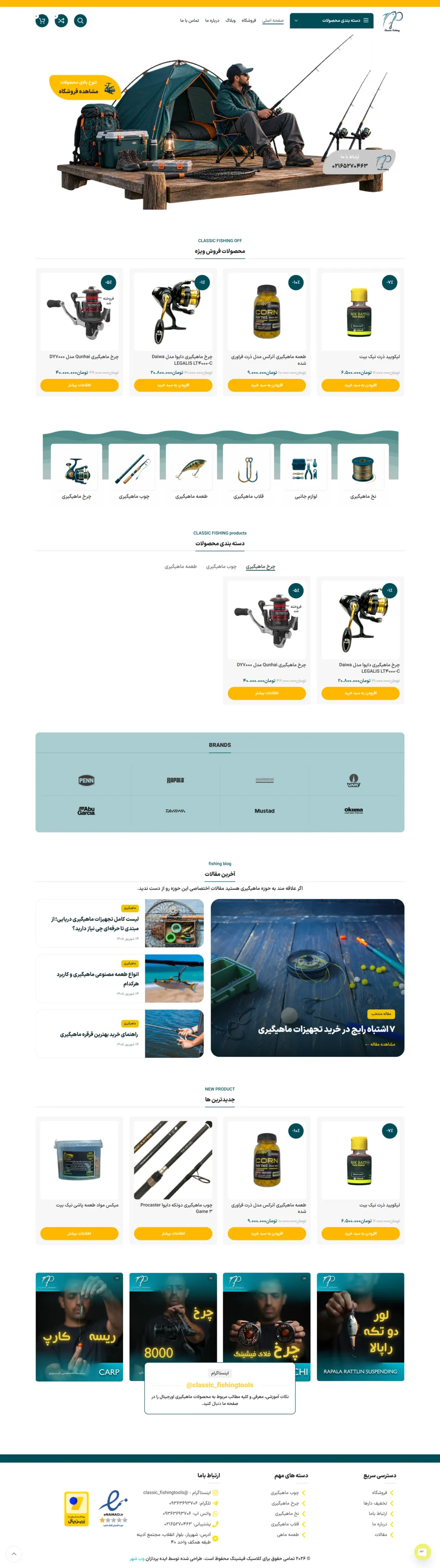 نمونه کار کلاسیک فیشینگ